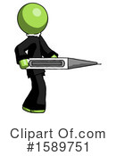 Green Design Mascot Clipart #1589751 by Leo Blanchette