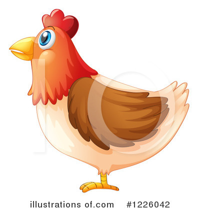 Hen Clipart #1379929 - Illustration by Graphics RF