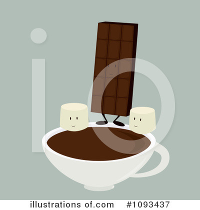 Hot Chocolate Clipart #1093455 - Illustration by Randomway