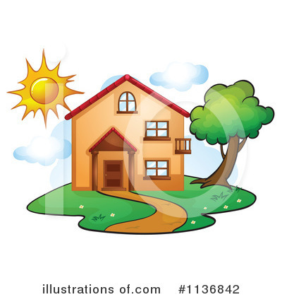 House Clipart #1136842 - Illustration by Graphics RF