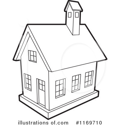 House Clipart #1169710 - Illustration by Lal Perera