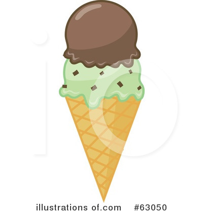 Ice Cream Cone Clipart #63050 - Illustration by Rosie Piter