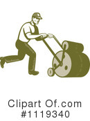 Landscaper Clipart #1119340 by patrimonio