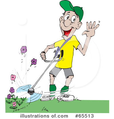 weed eater clip art