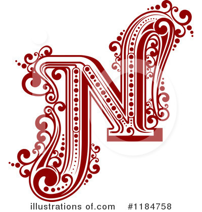 Calligraphy Clipart #1097363 - Illustration by Vector Tradition SM