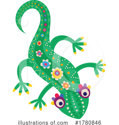 Lizard Clipart #1780846 by Vector Tradition SM