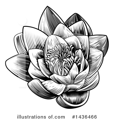 Lotus Clipart #100596 - Illustration by Pams Clipart