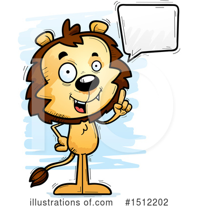 Royalty-Free (RF) Male Lion Clipart Illustration by Cory Thoman - Stock Sample #1512202