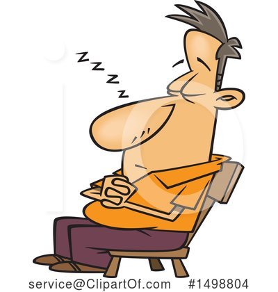 Tired Clipart #1088832 - Illustration by toonaday