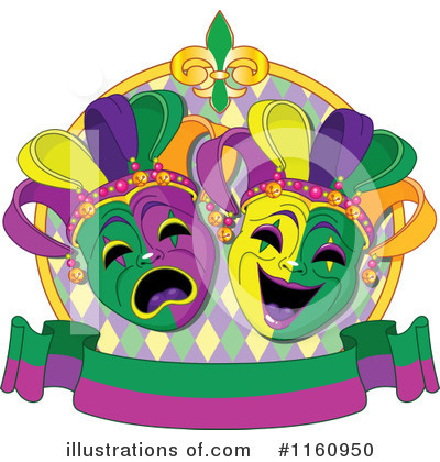 Mardi Gras Clipart #1090104 - Illustration by BNP Design Studio