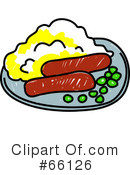 sausages and mash clipart of children