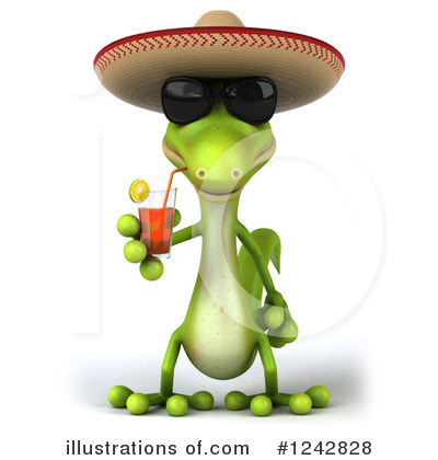 Mexican Gecko Clipart #1242828 - Illustration by Julos