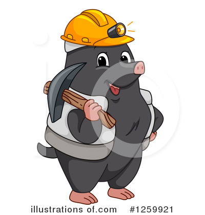 Mole Clipart #1259921 by BNP Design Studio