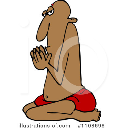 Monk Clipart #1108696 - Illustration by djart