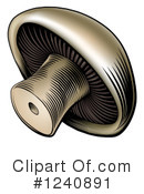 Mushroom Clipart #1240891 by AtStockIllustration