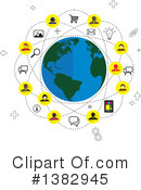 Networking Clipart #1382945 by ColorMagic