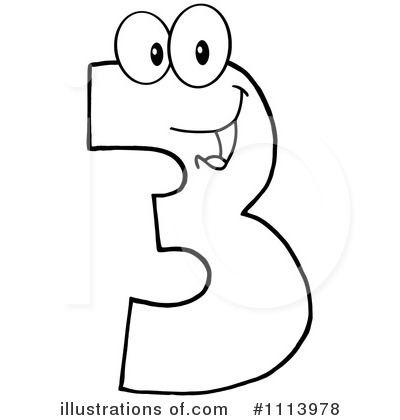 Number Clipart #1113978 - Illustration by Hit Toon