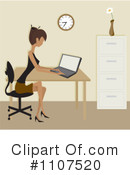 Office Clipart #1107520 by Amanda Kate