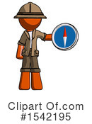 Orange Design Mascot Clipart #1542195 by Leo Blanchette