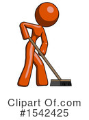 Orange Design Mascot Clipart #1542425 by Leo Blanchette