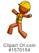 Orange Design Mascot Clipart #1570154 by Leo Blanchette