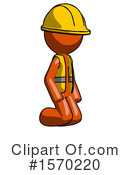Orange Design Mascot Clipart #1570220 by Leo Blanchette