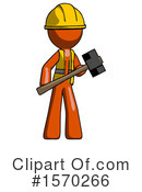Orange Design Mascot Clipart #1570266 by Leo Blanchette