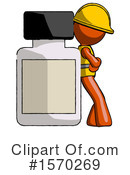 Orange Design Mascot Clipart #1570269 by Leo Blanchette