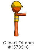 Orange Design Mascot Clipart #1570318 by Leo Blanchette