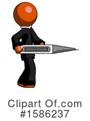 Orange Design Mascot Clipart #1586237 by Leo Blanchette