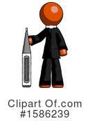 Orange Design Mascot Clipart #1586239 by Leo Blanchette