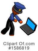 Orange Design Mascot Clipart #1586819 by Leo Blanchette