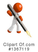 Orange Doctor Clipart #1367119 by Leo Blanchette