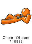 Orange Man Clipart #10993 by Leo Blanchette