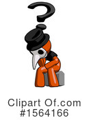 Orange Man Clipart #1564166 by Leo Blanchette