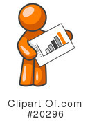 Orange Man Clipart #20296 by Leo Blanchette