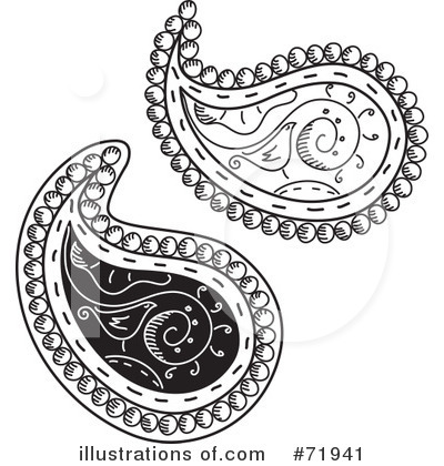 Paisley Clipart #71976 - Illustration by inkgraphics