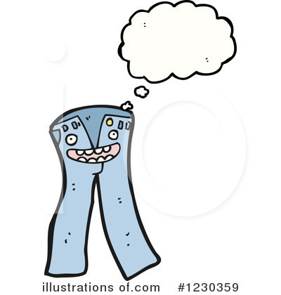 Pants Clipart #1230359 - Illustration by lineartestpilot