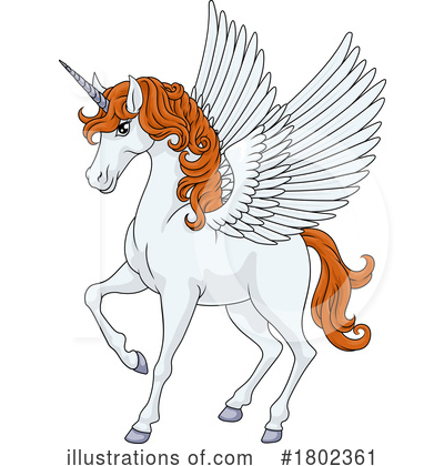 Pegasus Clipart #1802361 by AtStockIllustration