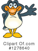 Penguin Clipart #1278640 by Dennis Holmes Designs