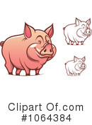Pig Clipart #1064384 by Vector Tradition SM