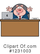 Pig Clipart #1231003 by Hit Toon