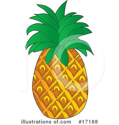 Pineapple Clipart #62922 - Illustration by LoopyLand