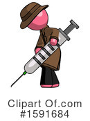 Pink Design Mascot Clipart #1591684 by Leo Blanchette