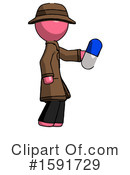Pink Design Mascot Clipart #1591729 by Leo Blanchette