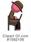 Pink Design Mascot Clipart #1592106 by Leo Blanchette