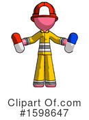 Pink Design Mascot Clipart #1598647 by Leo Blanchette
