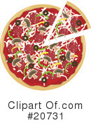Pizza Clipart #20731 by Maria Bell