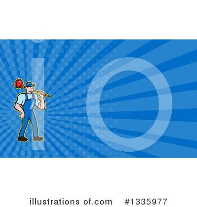 Royalty-Free (RF) Plumber Clipart Illustration by patrimonio - Stock Sample #1335977