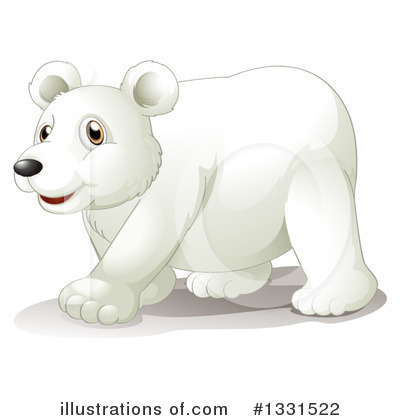 Polar Bear Clipart #1129277 - Illustration by Picsburg